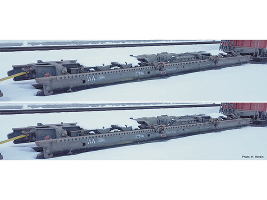 Roco 6640007 Zillertalbahn WW/s Roll Wagon Set (2) V HOe Gauge