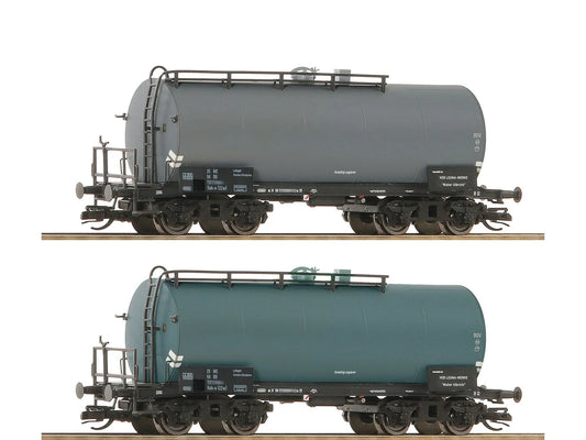 Roco DR Bogie Tank Wagon Set (2) IV RC6680036 TT Gauge