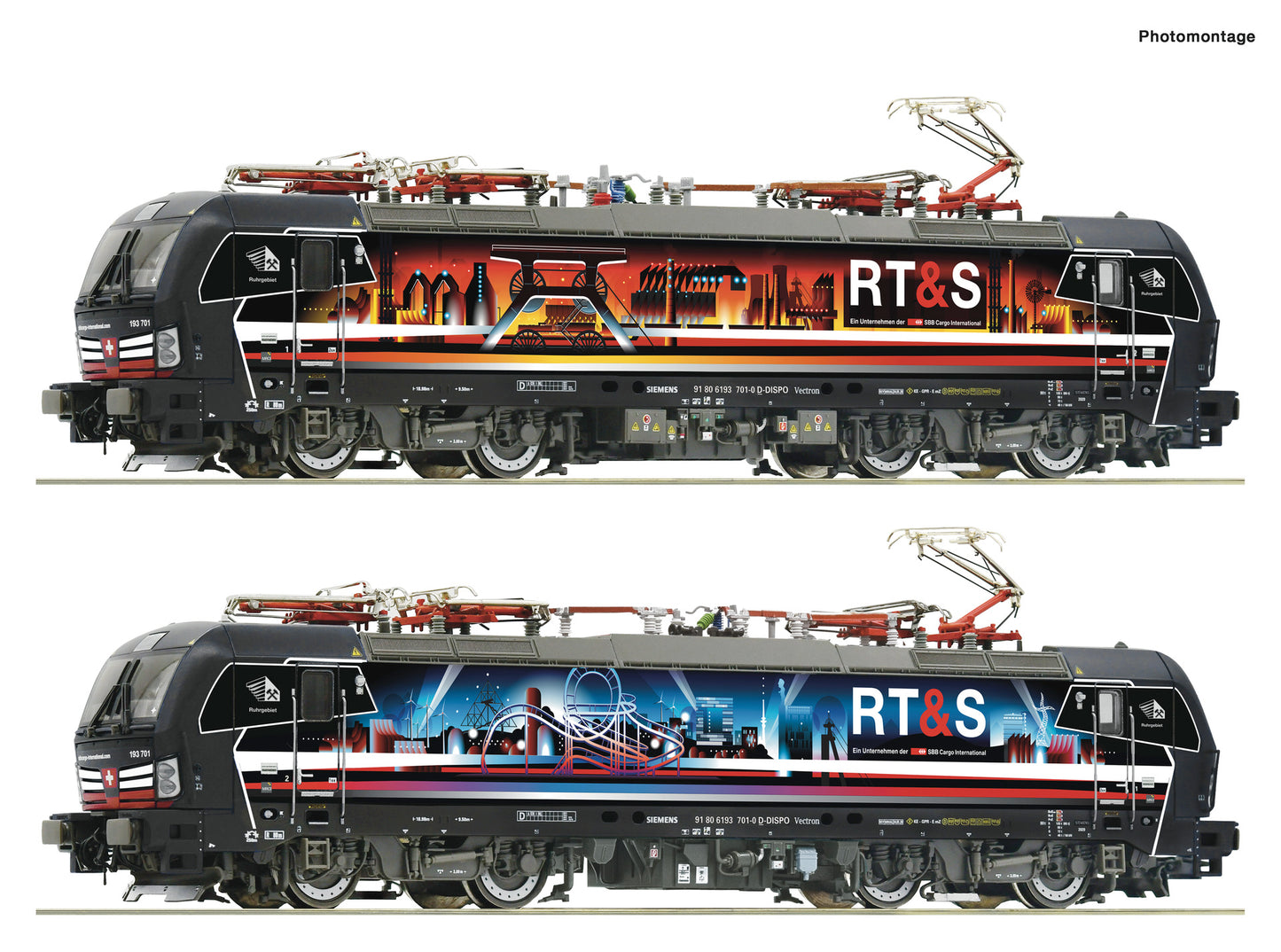 Roco MRCE/SBB Cargo RT&S BR193 701 Electric Locomotive VI RC70683 HO Gauge