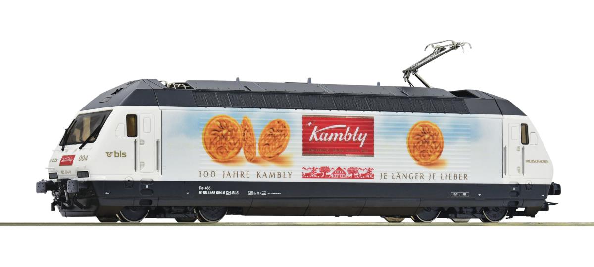 Roco 70691  BLS Re465 004-0 Kambly Electric Locomotive VI (DCC-Sound) HO