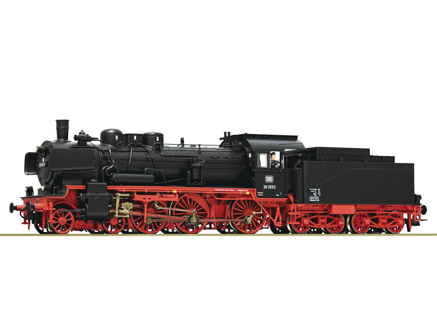 Roco DB BR38 3553 Steam Locomotive III (DCC-Sound) RC71388 HO Gauge