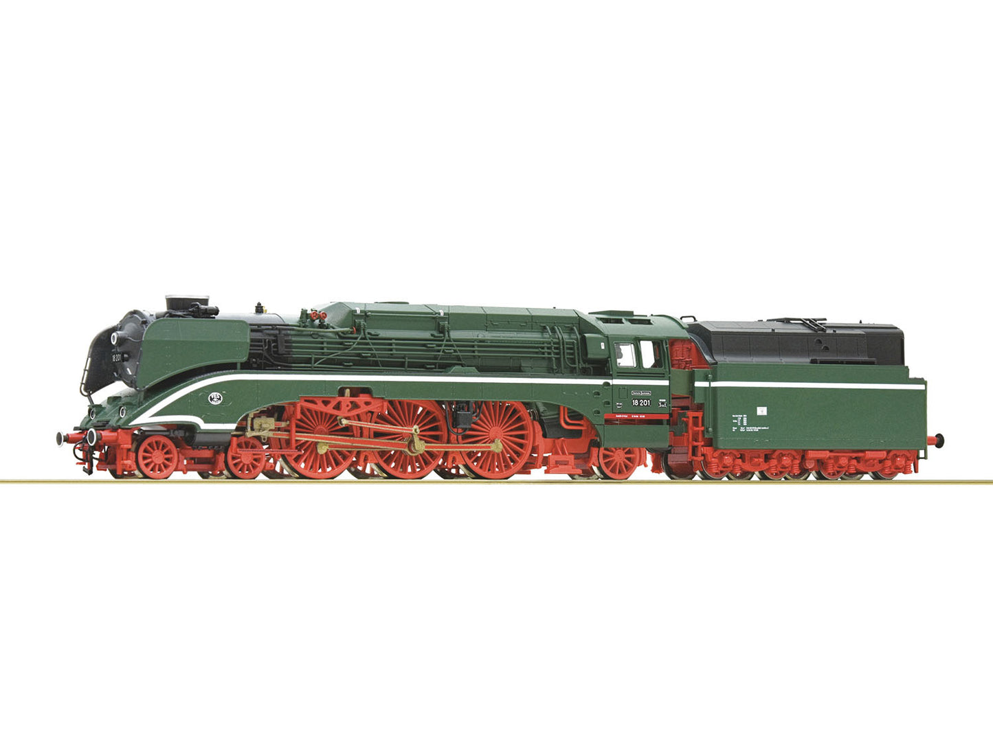 Roco DR BR18 201 Steam Locomotive IV (DCC-Sound) RC7190017 TT Gauge