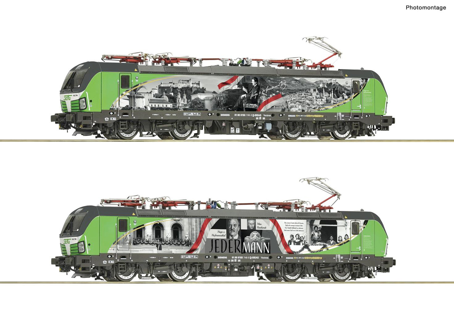 Roco 71998  SETG BR193 746-5 Electric Locomotive VI (DCC-Sound) HO