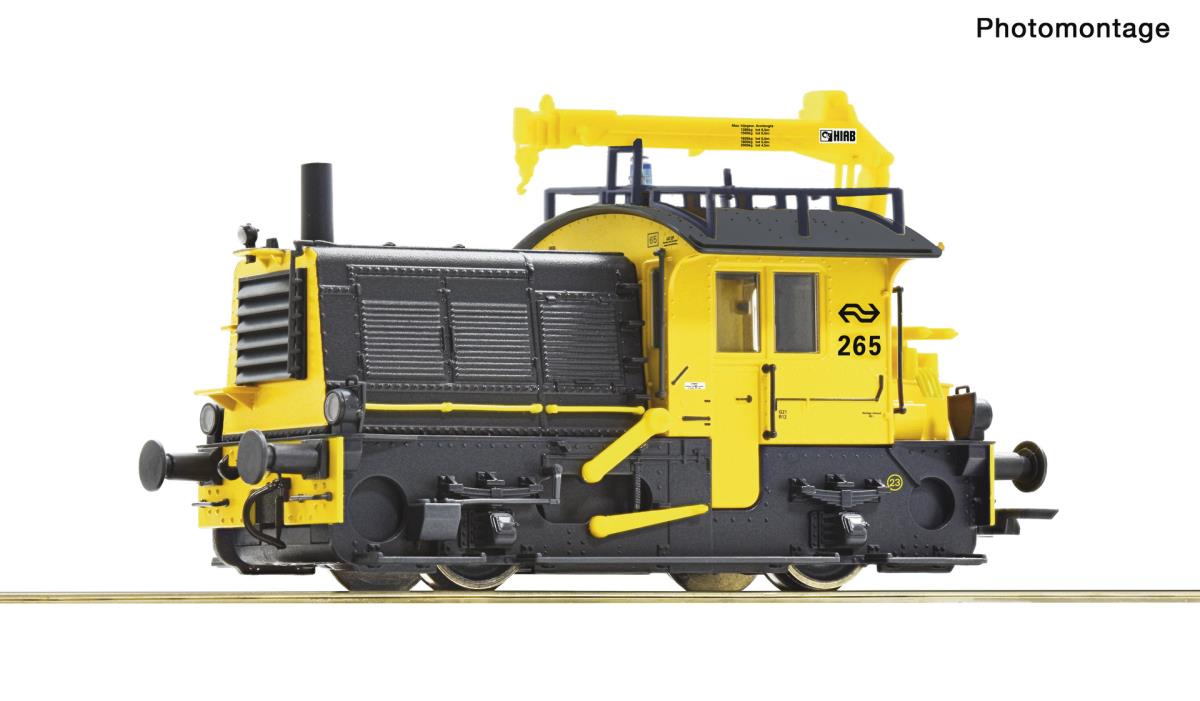 Roco NS 265 Sik Diesel Crane Locomotive IV (DCC-Sound) HO Gauge RC72014