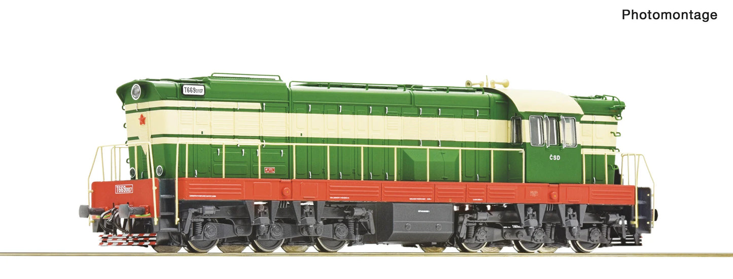 Roco CSD T669.0107 Diesel Locomotive IV RC7300012 HO Gauge