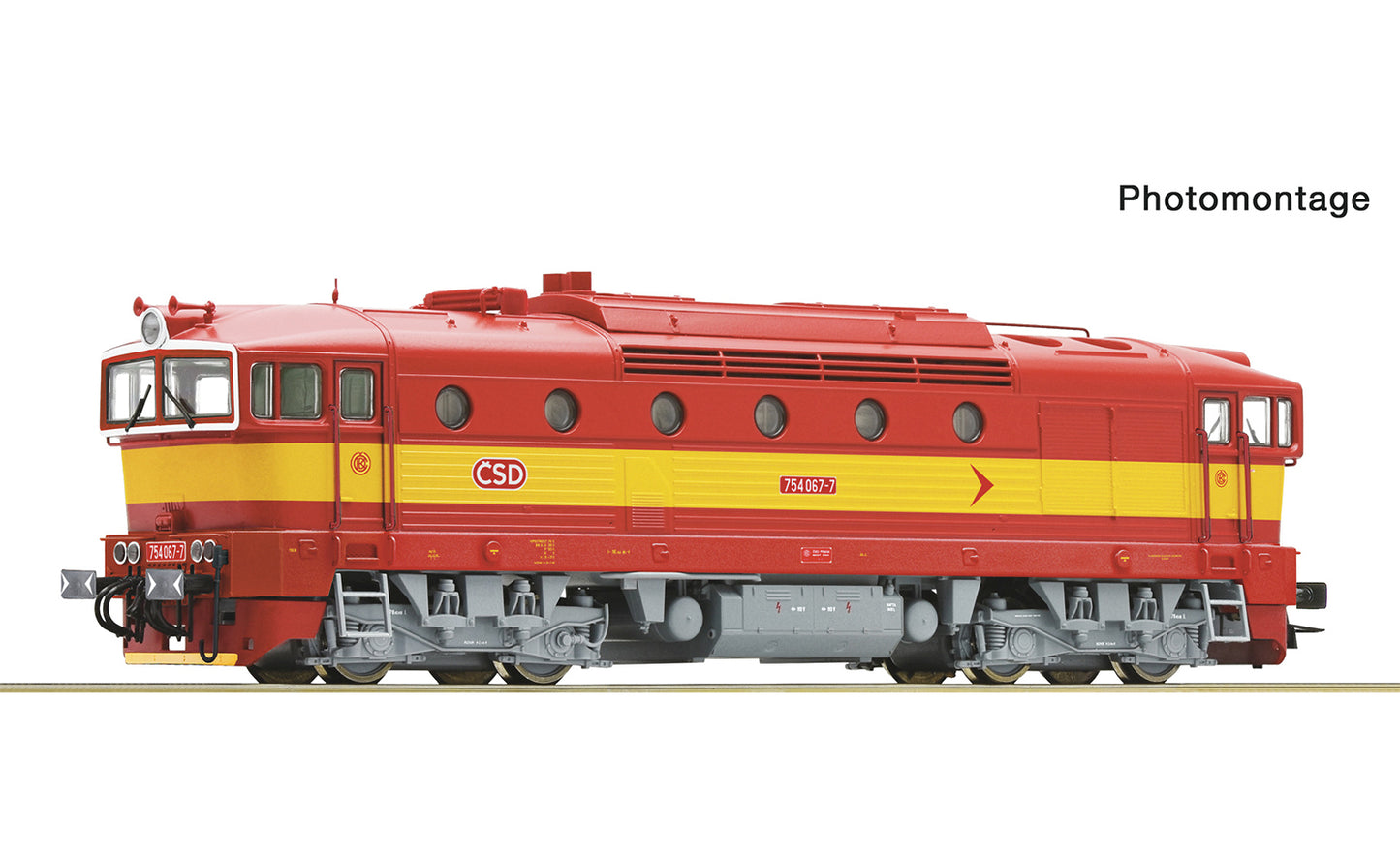 Roco CD Rh754 067-7 Diesel Locomotive IV RC7300055 HO Gauge