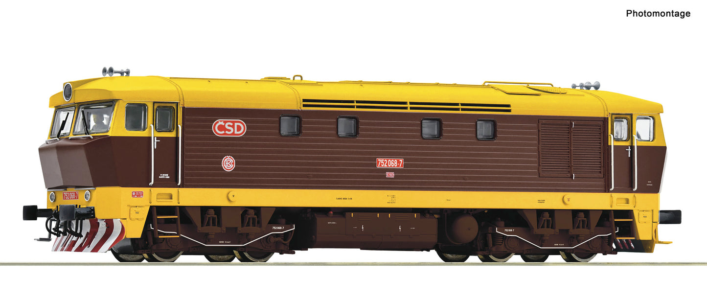 Roco CSD Rh752 068-7 Diesel Locomotive IV (DCC-Sound) HO Gauge RC7310026