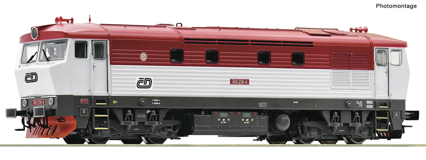 Roco CD Rh749 218-4 Diesel Locomotive V (DCC-Sound) RC7310054 HO Gauge