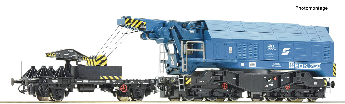 Roco OBB EDK750 Digital Slewing Crane IV (DCC-Sound) RC7310069 HO Gauge