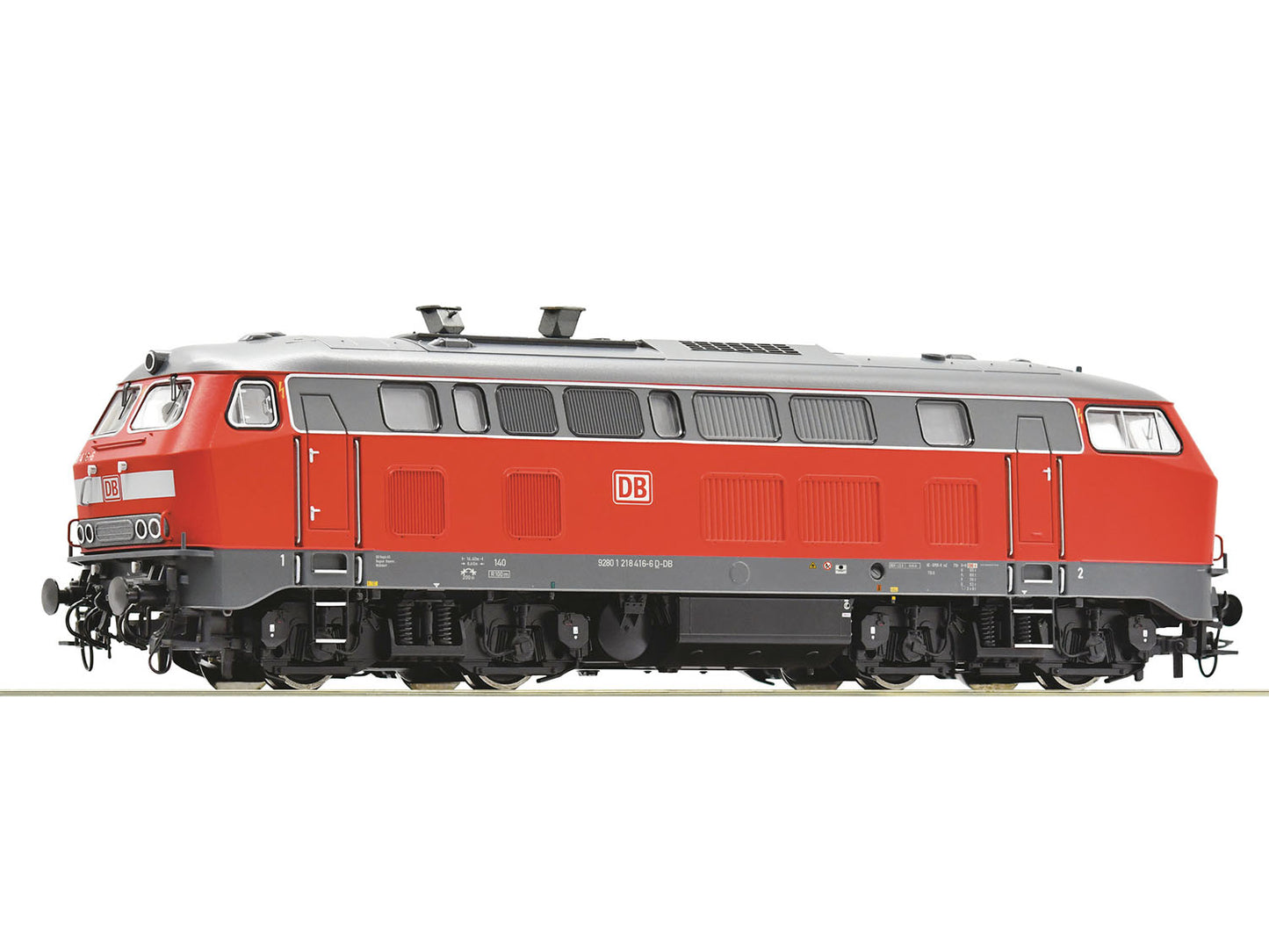 Roco DBAG BR218 416-6 Diesel Locomotive VI (DCC-Sound) RC7310078 HO Gauge