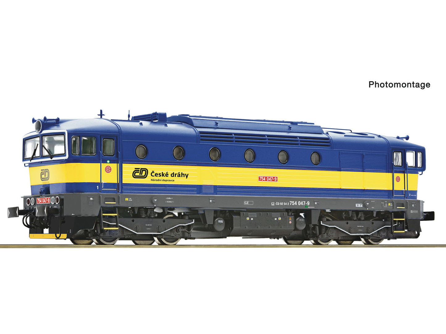Roco 7310089 CD Rh754 047-9 Diesel Locomotive VI (DCC-Sound) HO Gauge