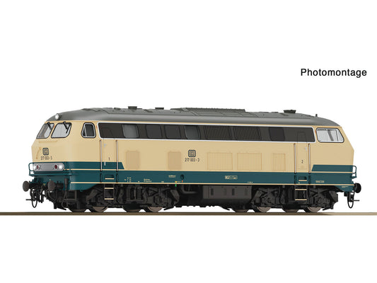 Roco 7320068 DB BR217 003-3 Diesel Locomotive IV (~AC-Sound) HO Gauge