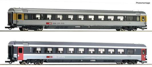 Roco 74023  SBB EC7 Eurocity Coach Set 3 (2) VI HO