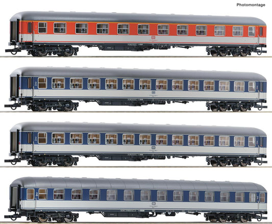 Roco 74025  DB DC913 Munsterland Coach Set (4) IV HO