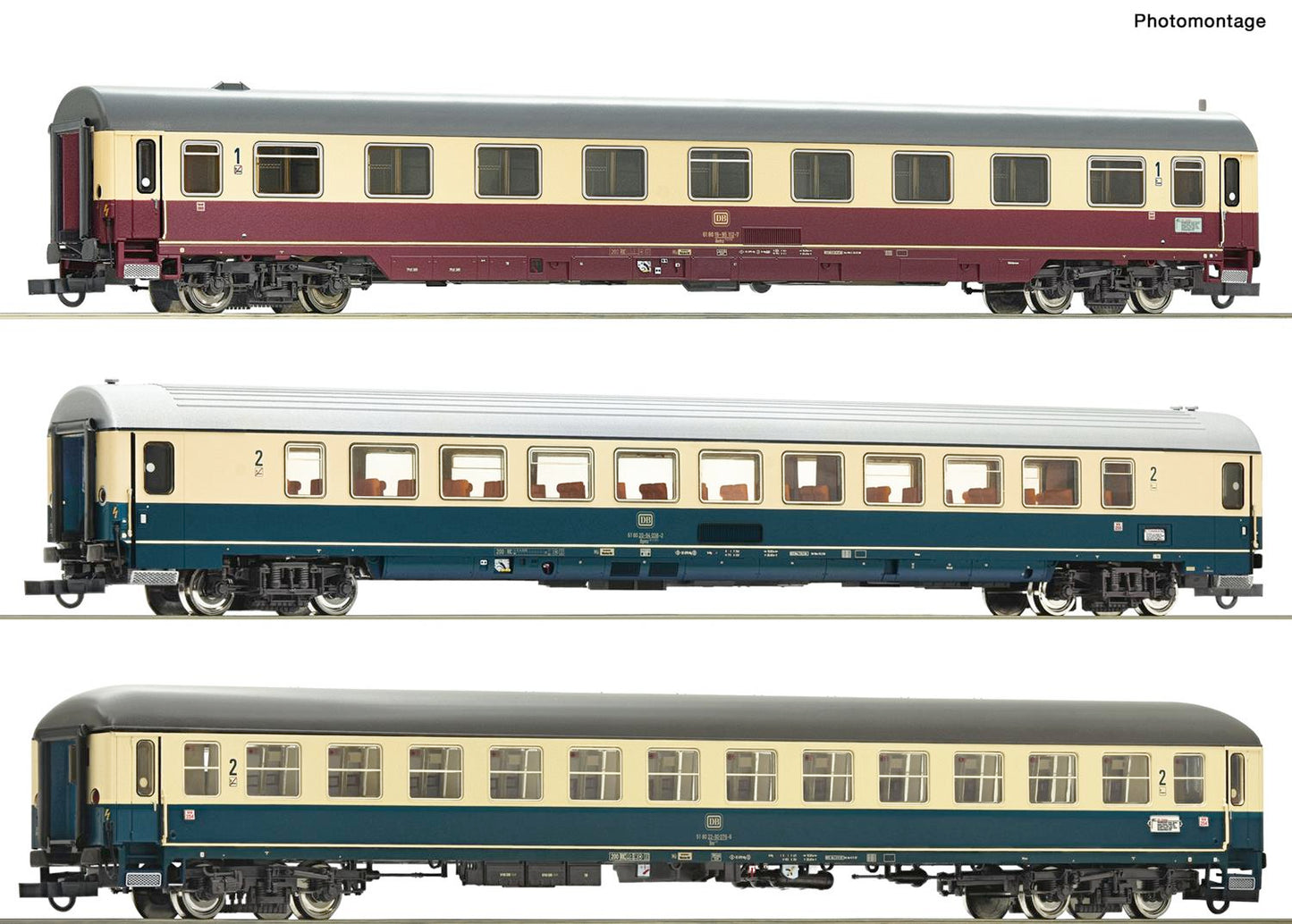 Roco 74036  DB EC24 Erasmus Coach Set 3 (3) IV HO