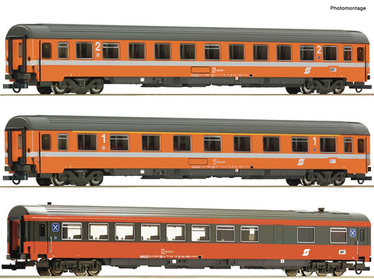 Roco 74044  OBB EC60 Maria Theresia Coach Set 2 (3) IV HO