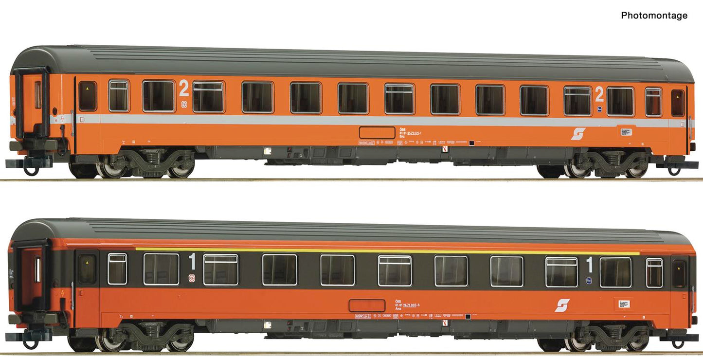 Roco 74045  OBB EC60 Maria Theresia Coach Set 3 (2) IV HO