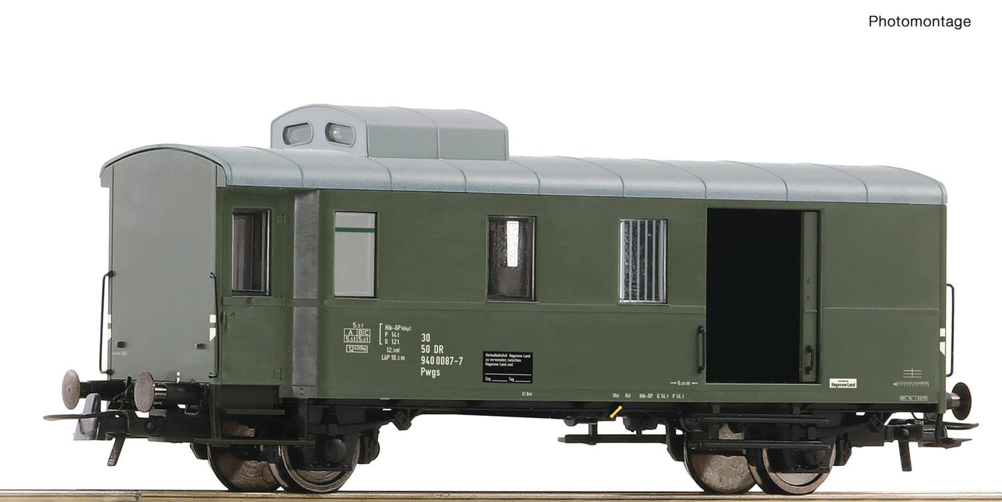 Roco 74225  DR Freight Baggage Wagon IV HO