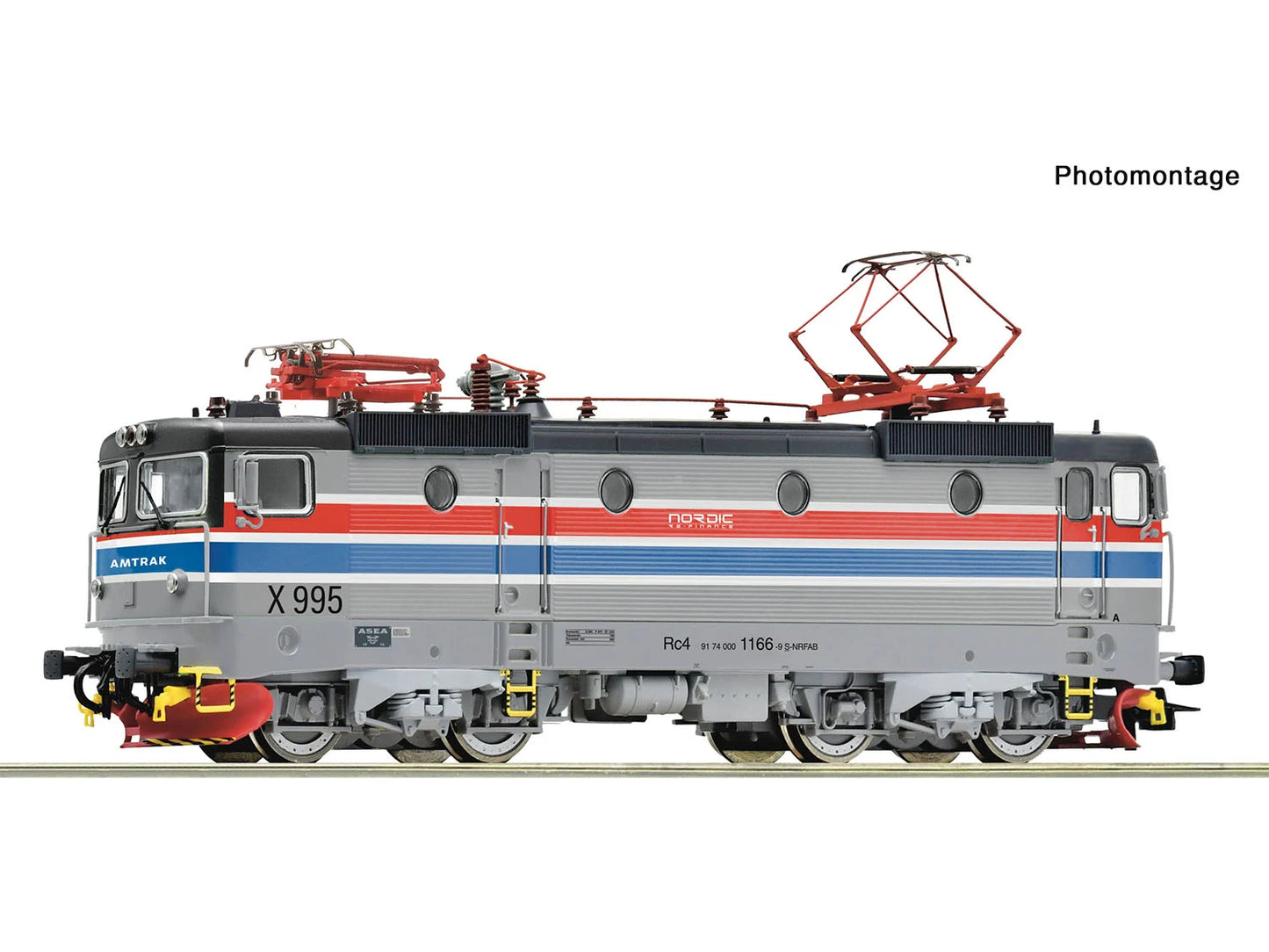 Roco 7500210 NRFAB Rc4 1166 Electric Locomotive VI HO Gauge