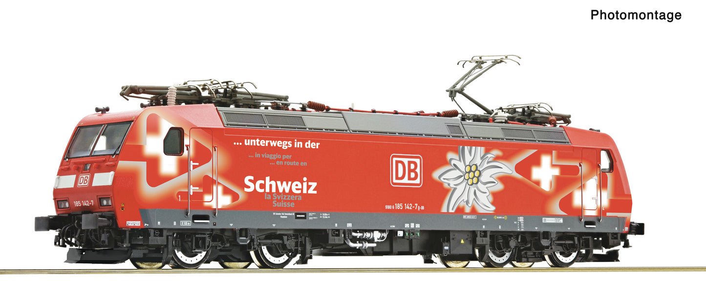 Roco DBAG BR185 142-7 Schweiz Electric Locomotive V (DCC-Sound) 7510129 HO Gauge