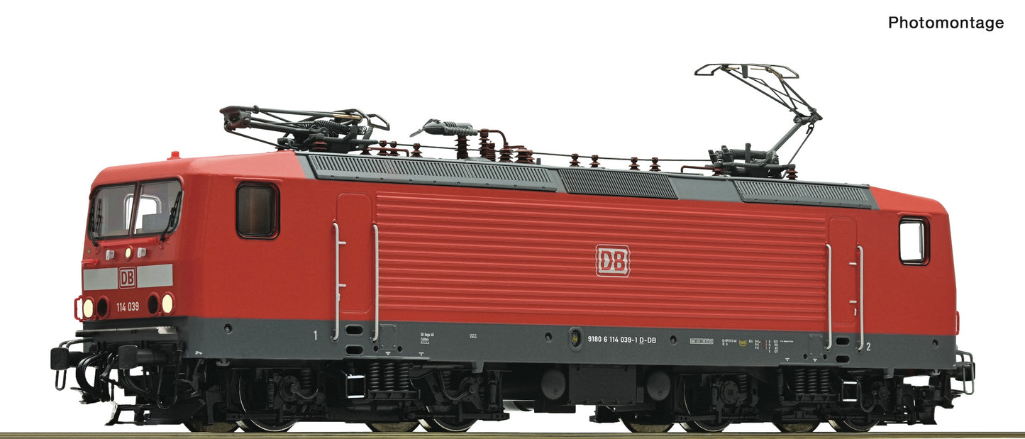 Roco DBAG BR114 039-1 Electric Locomotive VI (DCC-Sound) RC7510140 HO Gauge