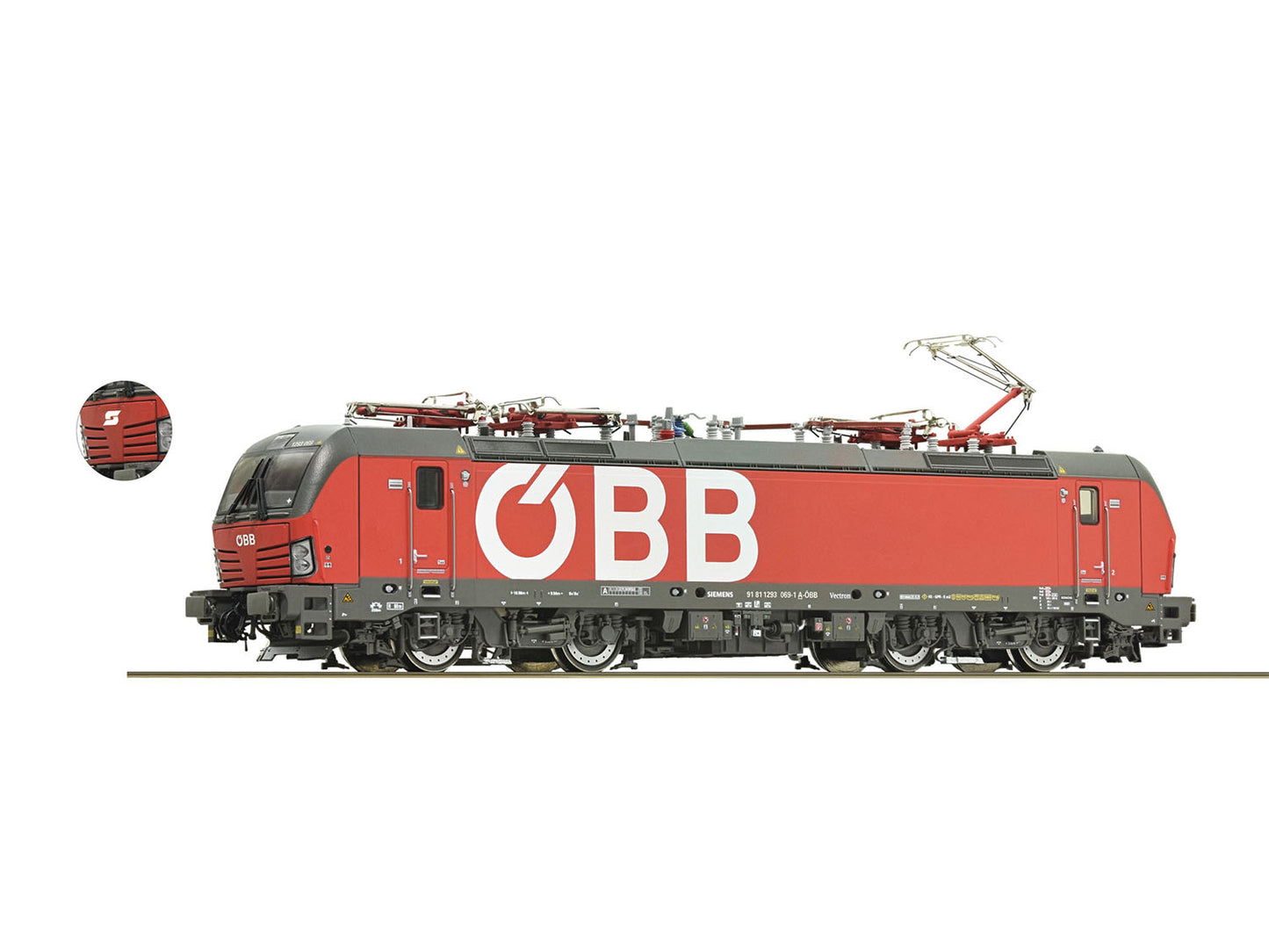 Roco OBB Rh1293 069-1 Electric Locomotive VI (DCC-Sound) RC7510154 HO Gauge