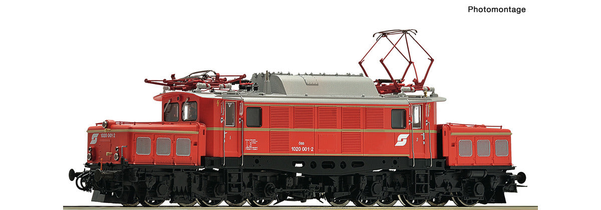 Roco OBB Rh1020 001-2 Electric Locomotive IV (~AC-Sound) RC7520009 HO Gauge
