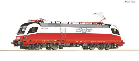 Roco OBB Cityjet Rh1116 Electric Locomotive VI (~AC-Sound) RC7520024 HO Gauge