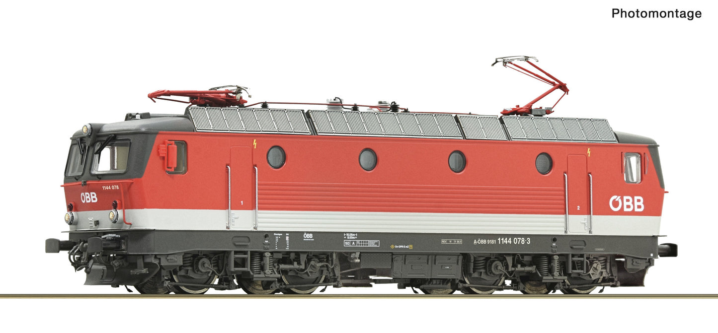 Roco OBB Rh1144 078-3 Electric Locomotive VI (~AC-Sound) RC7520060 HO Gauge