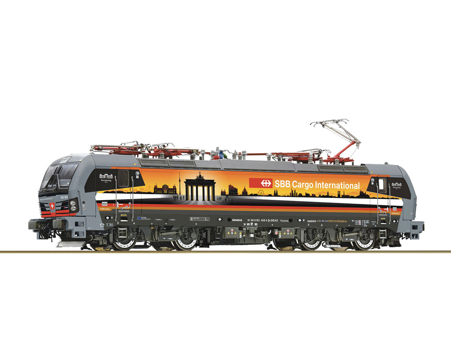 Roco 7520065 SBB Cargo BR193 459-5 DE Electric Loco VI (~AC-Sound) HO Gauge