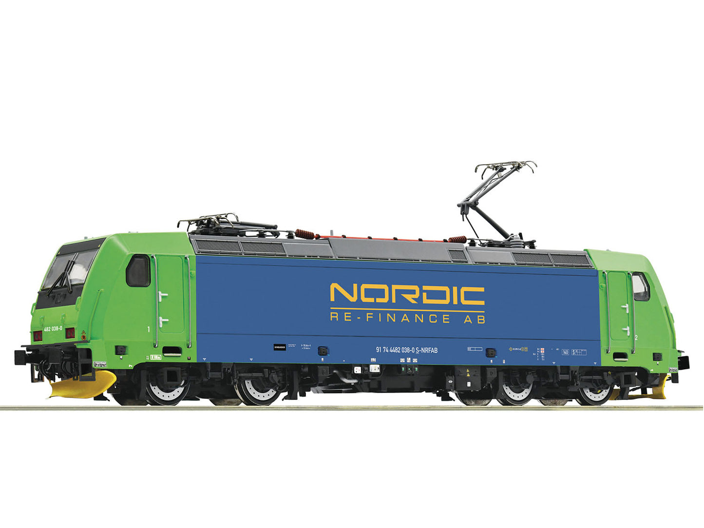 Roco 7520167 NRFAB 482 038-0 Electric Locomotive VI (~AC-Sound) HO Gauge