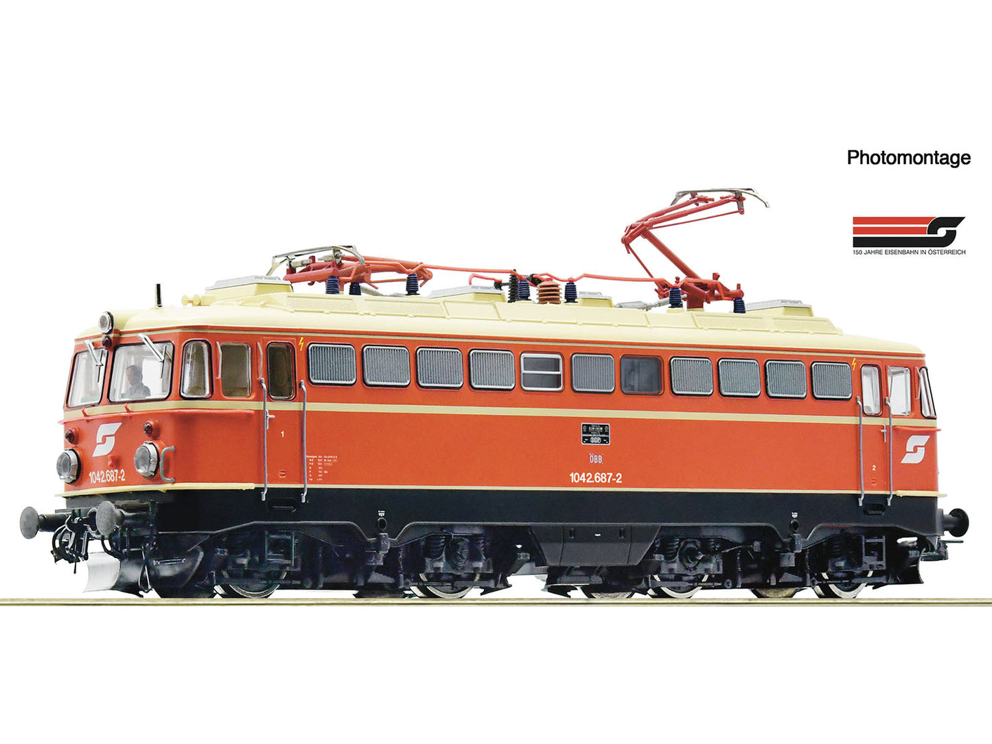 Roco OBB Rh1042.687-2 Electric Locomotive IV (~AC-Sound) RC7520201 HO Gauge