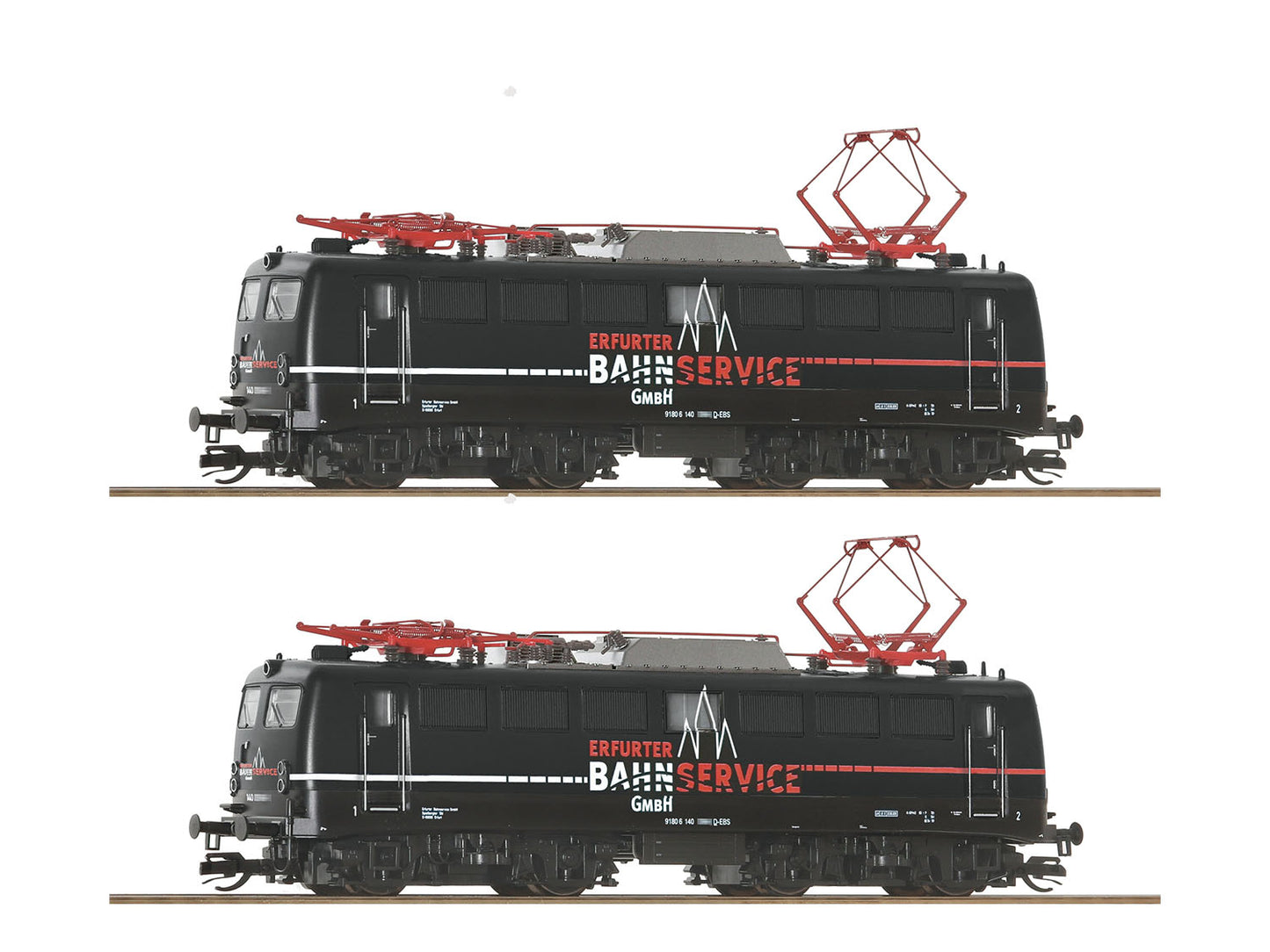 Roco EBS BR140 Electric Locomotive Set (2) VI RC7580022 TT Gauge