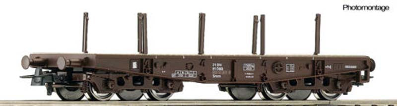 Roco OBB S Heavy Duty Flat Wagon IV HO Gauge RC76392