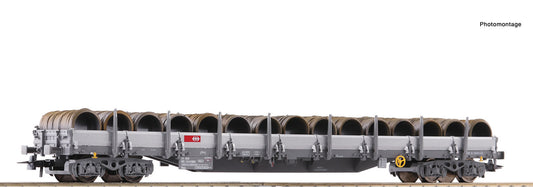 Roco SBB Res Bogie Stake Wagon w/Wire Reel Load VI RC76591 HO Gauge