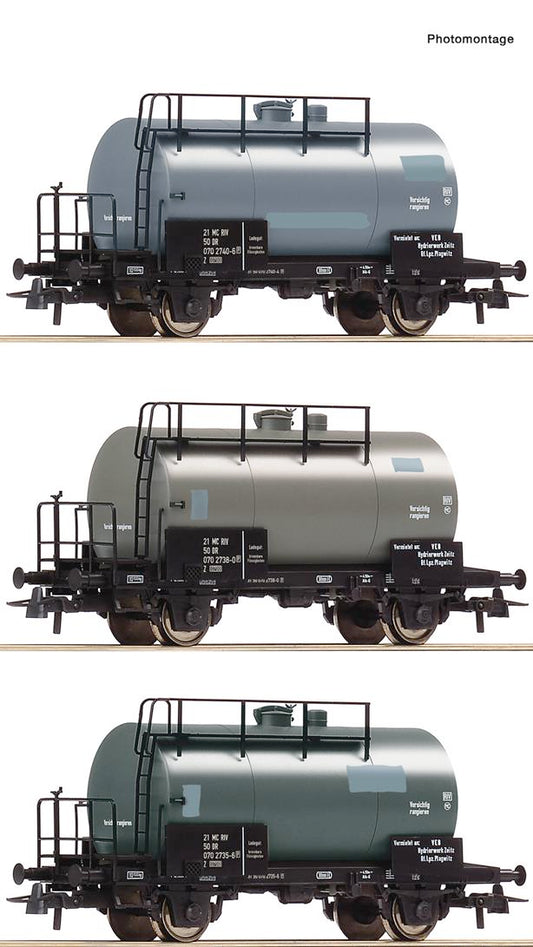 Roco 77021  DR Tank Wagon Set (3) IV HO