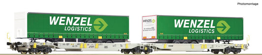 Roco 77362  AAE Articulated Double Pocket Wagon VI HO