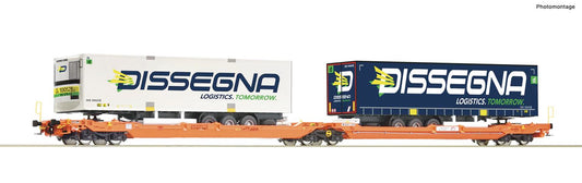 Roco 77395  Wascosa T3000e Articulated Double Pocket Wagon VI HO