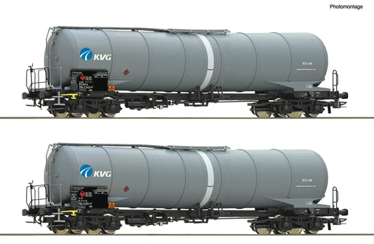 Roco GATX/KVG Zans Bogie Tank Wagon Set (2) VI HO Gauge RC77463