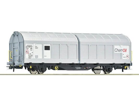 Roco AAE Cargo Hbbins CemOil Sliding Wall Wagon VI RC77491 HO Gauge