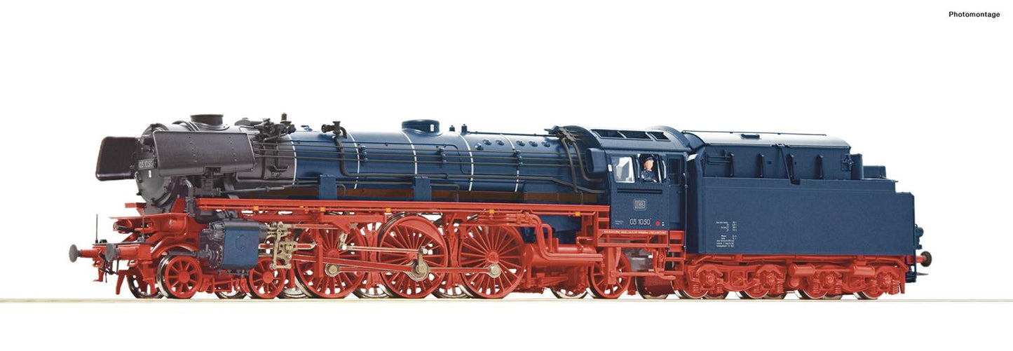 Roco DB BR03.1050 Steam Locomotive III (~AC-Sound) RC78031 HO Gauge
