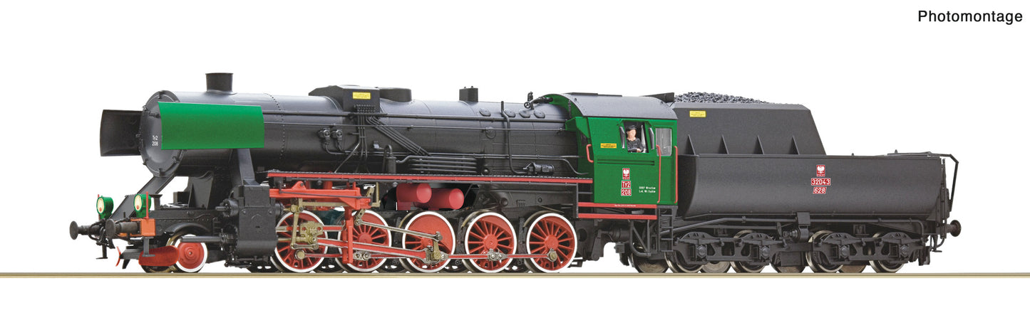 Roco PKP Ty2 Steam Locomotive III (~AC-Sound) RC78112 HO Gauge