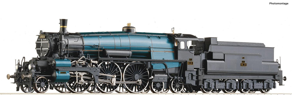 Bbo Magazine Models Roco BBO Rh310.20 Steam Locomotive II (~AC-Sound) RC78331 HO Gauge ...