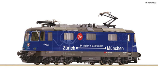 Roco 79413 SBB Re421 371-6 Zurich-Munich Electric Loco VI (~AC-Sound) HO