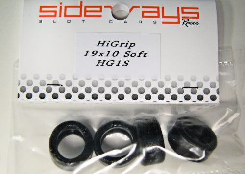 Sideways HG1S Hi Grip Tyres Soft 19 x 10 (4) 1:32