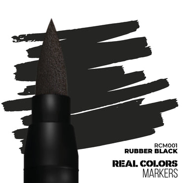 AK Interactive Rubber Black Real Colours Acrylic Paint Marker RCM001