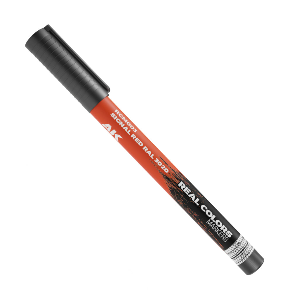 AK Interactive Signal Red RAL3020 Real Colours Acrylic Paint Marker RCM003