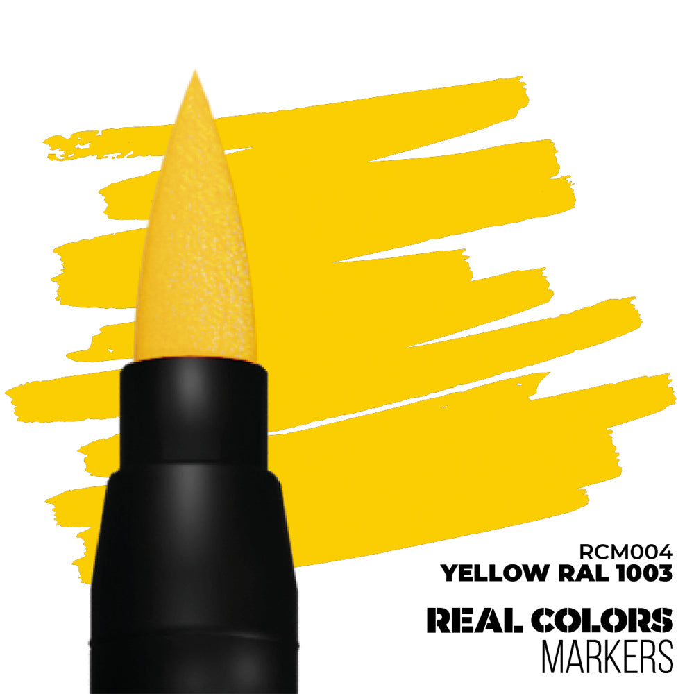 AK Interactive Yellow RAL1003 Real Colours Acrylic Paint Marker RCM004