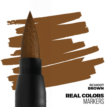 AK Interactive Brown Real Colours Acrylic Paint Marker RCM007