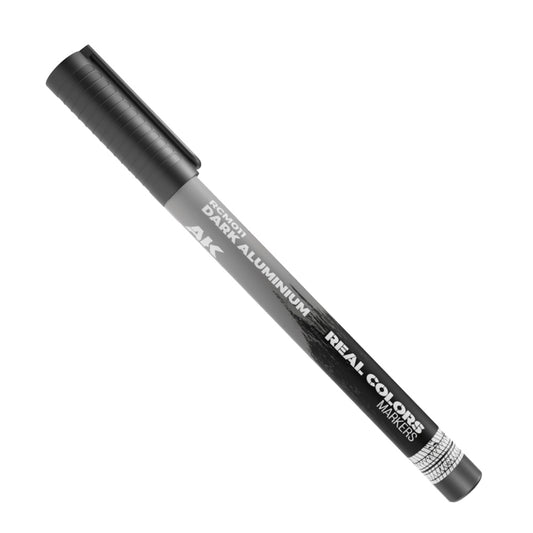 AK Interactive Dark Aluminium Real Colours Acrylic Paint Marker RCM011